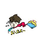仲良しシリーズ（個別スタンプ：3）