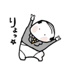 毛なげに生きるおじさん（個別スタンプ：2）