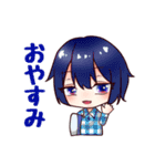 カラフルキャラクター(日常会話編)（個別スタンプ：1）