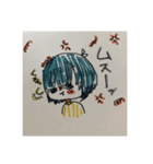 手作りのゆる子さんスタンプ（個別スタンプ：6）