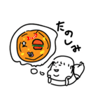 ピザと女の子（個別スタンプ：5）