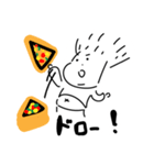 ピザと女の子（個別スタンプ：8）