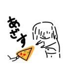 ピザと女の子（個別スタンプ：18）