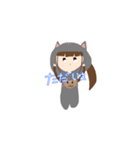 8歳の絵スタンプ（個別スタンプ：7）