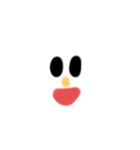 顔文字(シンプル)（個別スタンプ：4）