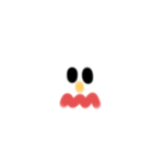 顔文字(シンプル)（個別スタンプ：5）