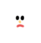顔文字(シンプル)（個別スタンプ：7）
