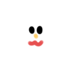 顔文字(シンプル)（個別スタンプ：12）