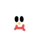顔文字(シンプル)（個別スタンプ：15）
