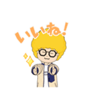 金髪アフロ（個別スタンプ：8）