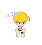 金髪アフロ（個別スタンプ：11）