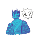 鬼面 天狗面（個別スタンプ：4）