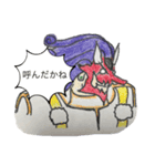 鬼面 天狗面（個別スタンプ：16）