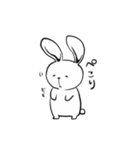 うさぎ時々ねこ。（個別スタンプ：10）