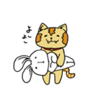 うさぎ時々ねこ。（個別スタンプ：14）