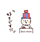飛び出す⭐︎クイズに答える’僕とくま’（個別スタンプ：1）