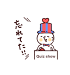 飛び出す⭐︎クイズに答える’僕とくま’（個別スタンプ：9）