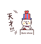 飛び出す⭐︎クイズに答える’僕とくま’（個別スタンプ：15）