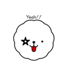 しろモフモフ（個別スタンプ：2）