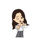 お隣のサトミさん（個別スタンプ：12）