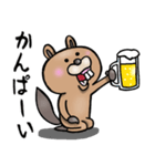 やみつきビーバー（リアクション編）（個別スタンプ：29）