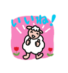 毎日使える✨ポジティブひつじ❤️（個別スタンプ：5）