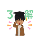インテリ系日常スタンプ（個別スタンプ：10）