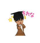 インテリ系日常スタンプ（個別スタンプ：15）