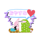 おはようピンクうさぎ君（個別スタンプ：11）