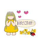 お花の子たち（個別スタンプ：4）