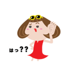 ちょっぴりツンツン女子（個別スタンプ：35）