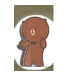 BROWN ＆ FRIENDSxAOO（個別スタンプ：6）