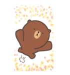 BROWN ＆ FRIENDSxAOO（個別スタンプ：22）