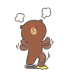 BROWN ＆ FRIENDSxAOO（個別スタンプ：25）