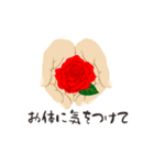 【 バレンタイン 】愛と感謝と薔薇（個別スタンプ：12）