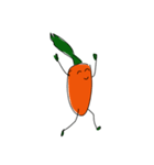 らび子のにんじん（個別スタンプ：4）