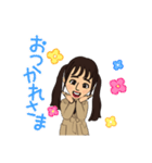 優子です！（個別スタンプ：4）