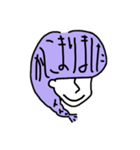 横顔 すみれ さん（個別スタンプ：5）