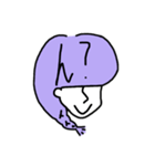 横顔 すみれ さん（個別スタンプ：31）