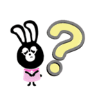 クロうさちゃんの毎日♪（個別スタンプ：24）