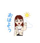 かわゆいおんなのこ（個別スタンプ：5）