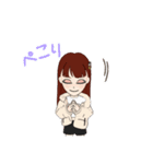かわゆいおんなのこ（個別スタンプ：11）