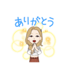 かわゆいおんなのこ 2（個別スタンプ：2）