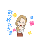 かわゆいおんなのこ 2（個別スタンプ：4）