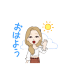 かわゆいおんなのこ 2（個別スタンプ：5）