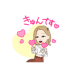 かわゆいおんなのこ 2（個別スタンプ：6）