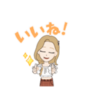 かわゆいおんなのこ 2（個別スタンプ：8）