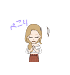 かわゆいおんなのこ 2（個別スタンプ：11）
