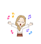 かわゆいおんなのこ 2（個別スタンプ：13）