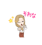 かわゆいおんなのこ 2（個別スタンプ：16）